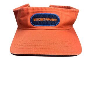 Alternative Apparel Music Midtown‎ Atlanta Adjustable Visor Unisex Adult Orange